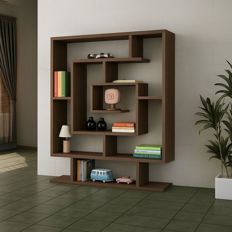 Libreria verticale marrone 124x149h cm - Sanvu