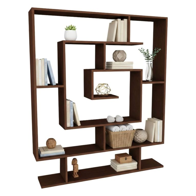 Libreria verticale marrone 124x149h cm - Sanvu