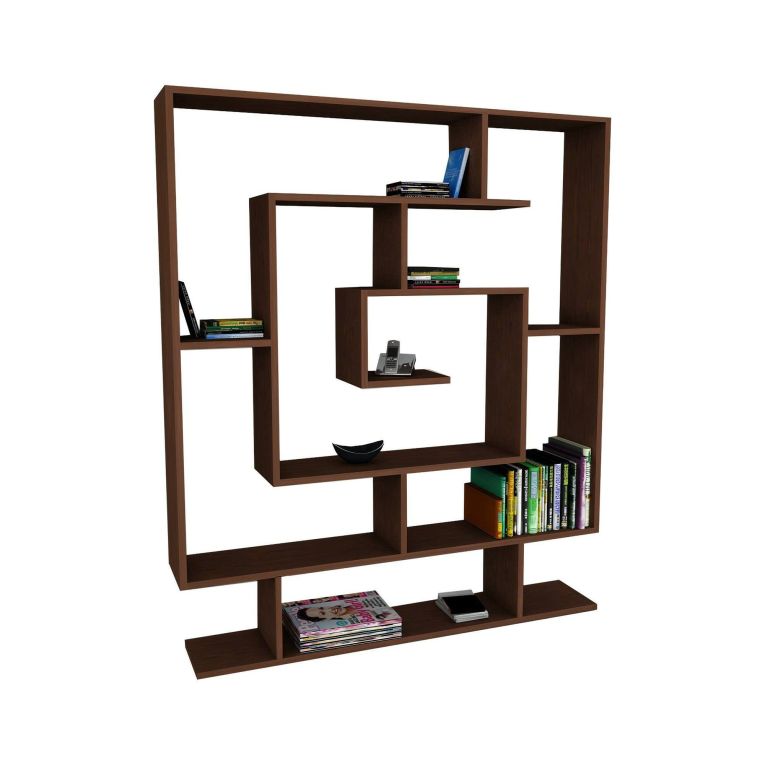 Libreria verticale marrone 124x149h cm - Sanvu