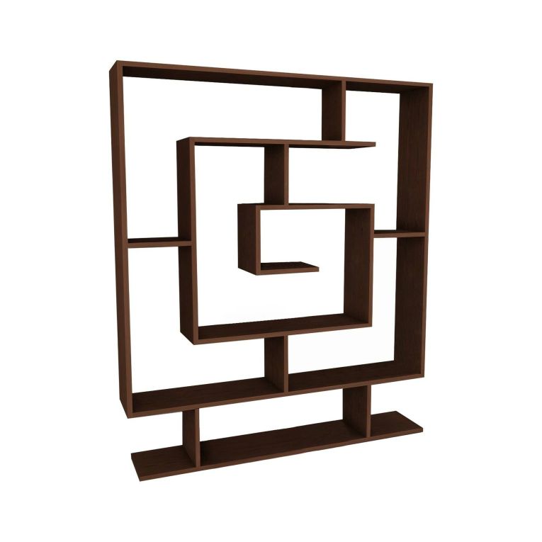 Libreria verticale marrone 124x149h cm - Sanvu