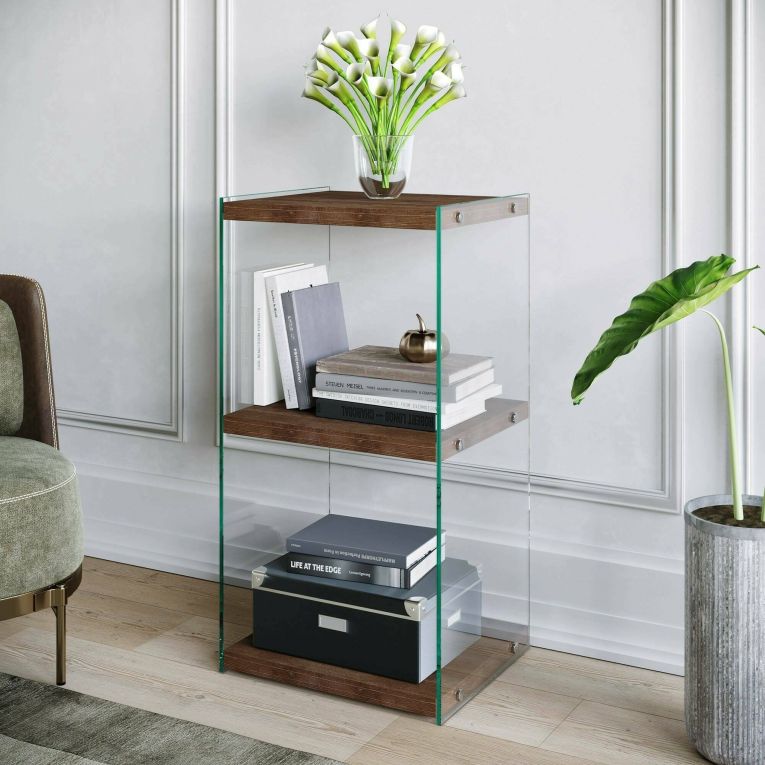 Libreria verticale noce 40x80h cm - Zenobie