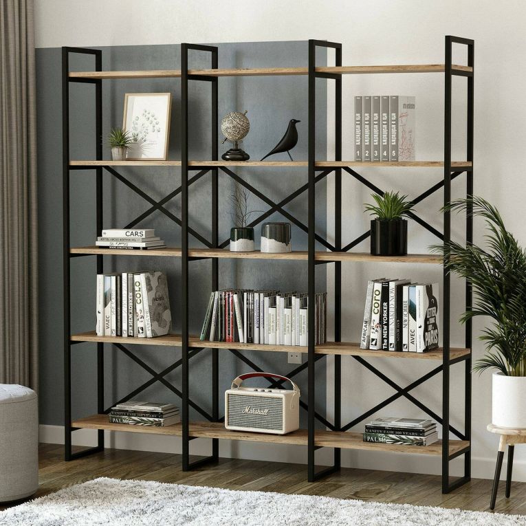 Libreria verticale quercia 170x175h cm - Gauro