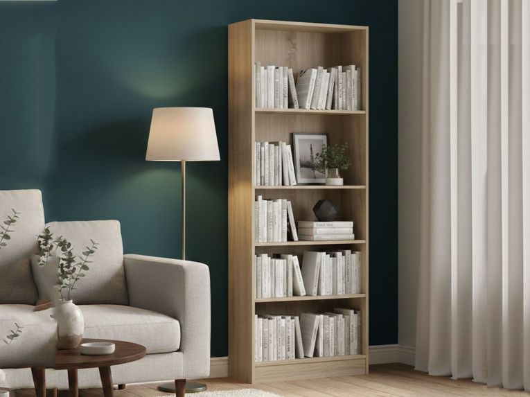 Libreria verticale quercia 79x203h cm - Abelarda