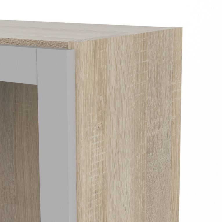 Libreria verticale quercia e bianca 40x203h cm - Greg