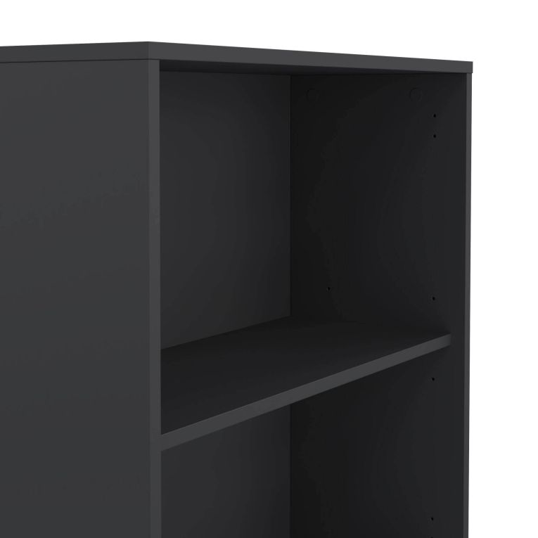 Libreria verticale rovere e grigia 79x204h cm - Arancio