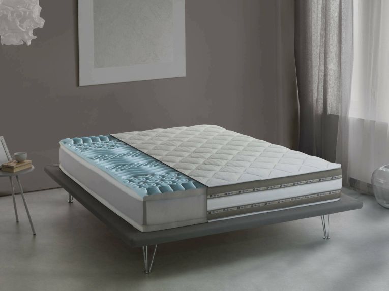 Materasso appoggio delicato matrimoniale 160x190 in Memory Foam sfoderabile - Amos