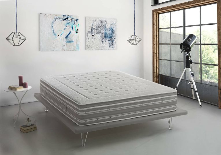 Materasso appoggio uniforme matrimoniale 160x190 in Memory Foam sfoderabile - Anka