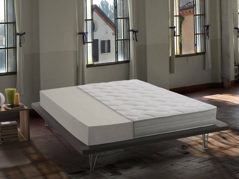 Materasso comfort avanzato matrimoniale 160x190 in WaterFoam sfoderabile - Anguilla