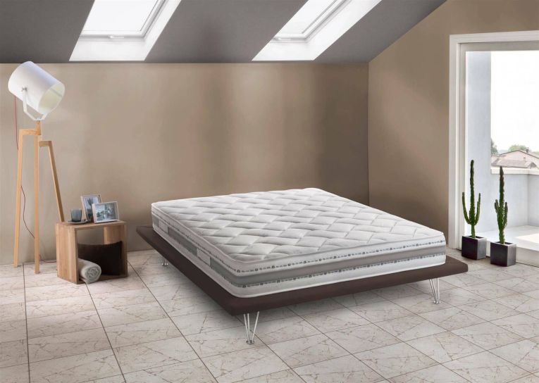 Materasso comfort bilanciato singolo 80x190 in Memory Foam sfoderabile - Anselmo