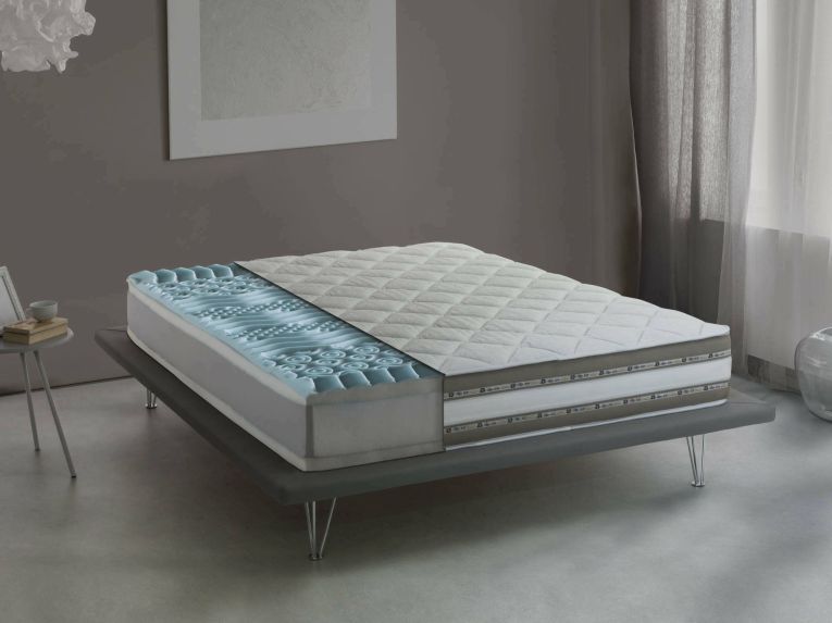 Materasso comfort progressivo singolo 90x190 in Memory Foam sfoderabile - Aksi