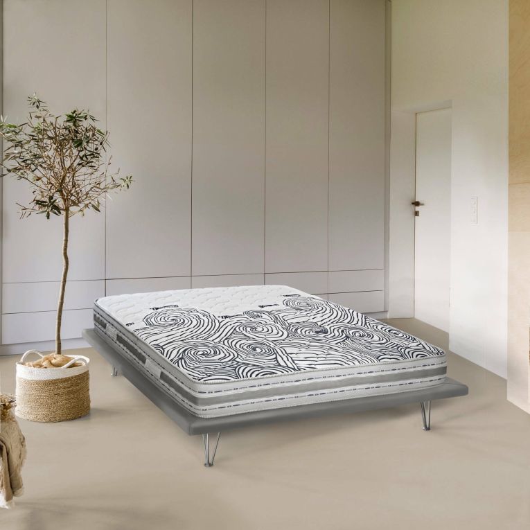 Materasso comfort stabile matrimoniale 160x190 in Memory Foam sfoderabile - Tirane