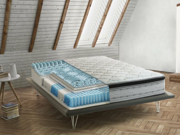 Materasso compatto singolo 90x200 in Memory Foam sfoderabile - Adrano