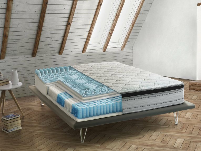 Materasso elasticità graduale singolo 80x190 in Memory Foam sfoderabile - Adrano