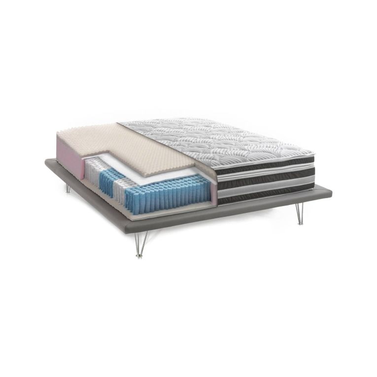 Materasso ipoallergenico piazza e mezza 120x190 in Memory Foam sfoderabile - Cesarina