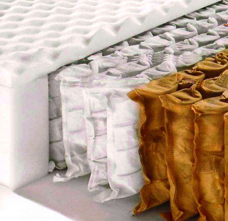 Materasso microcomfort francese 140x190 in Memory Foam sfoderabile - Aba