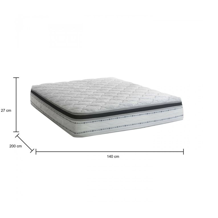 Materasso piattaforma uniforme 1-2 piazza 140x200 in Memory Foam sfoderabile - Atir