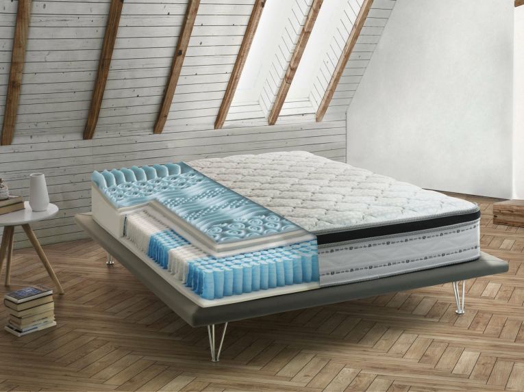Materasso postura ideale matrimoniale 180x200 in Memory Foam sfoderabile - Atir