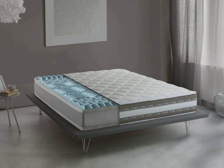Materasso qualità elevata 1-2 piazza 140x200 in Memory Foam sfoderabile - Amos