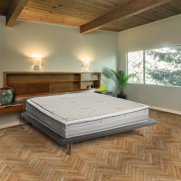 Materasso resistente piazza e mezza 120x190 in Memory Foam sfoderabile - Alvito