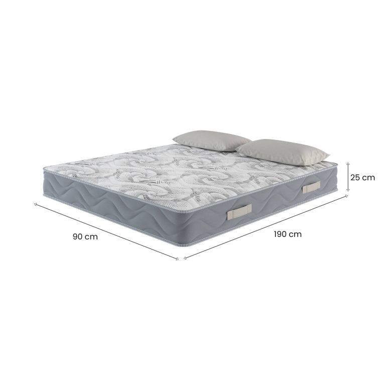 Materasso ritorno graduale singolo 90x190 in Memory Foam - Ator
