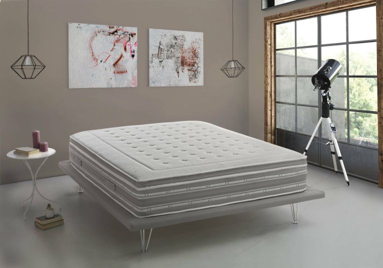 Materasso rivestimento morbido singolo 80x190 in Memory Foam sfoderabile - Agliana
