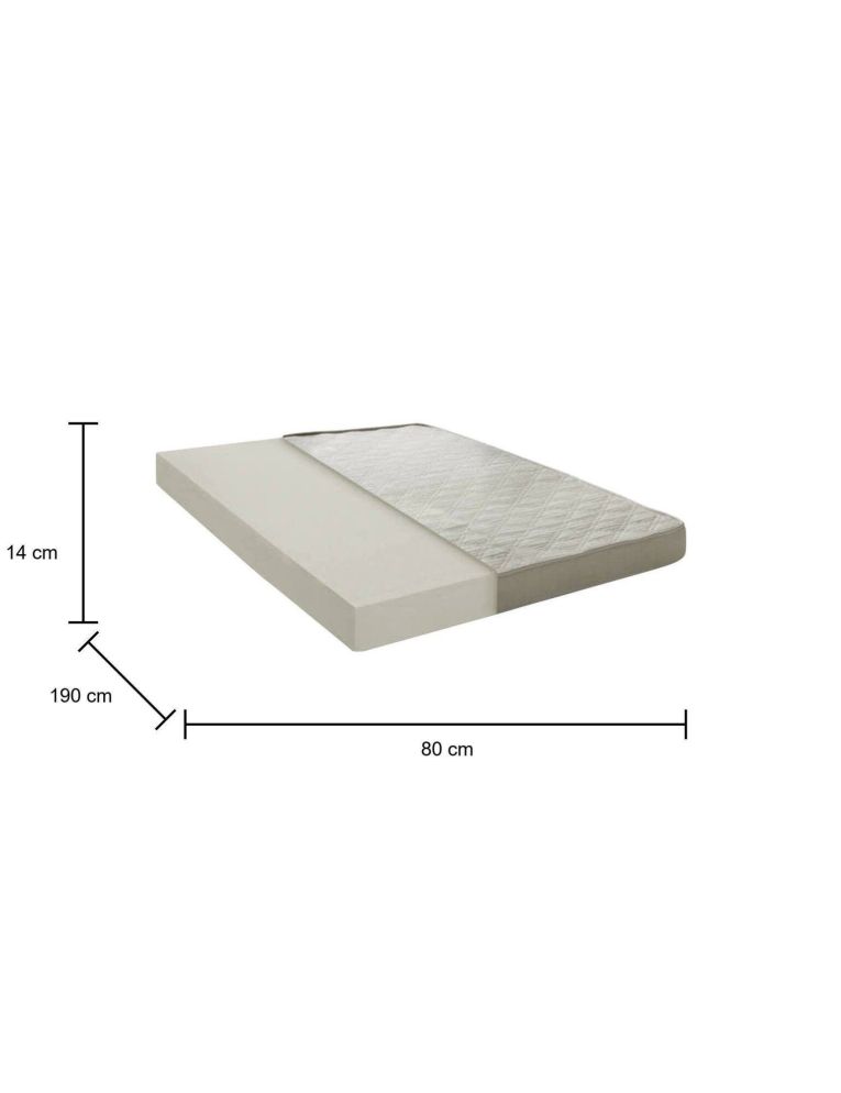 Materasso sensazione accogliente singolo 80x190 in Memory Foam sfoderabile - Akima
