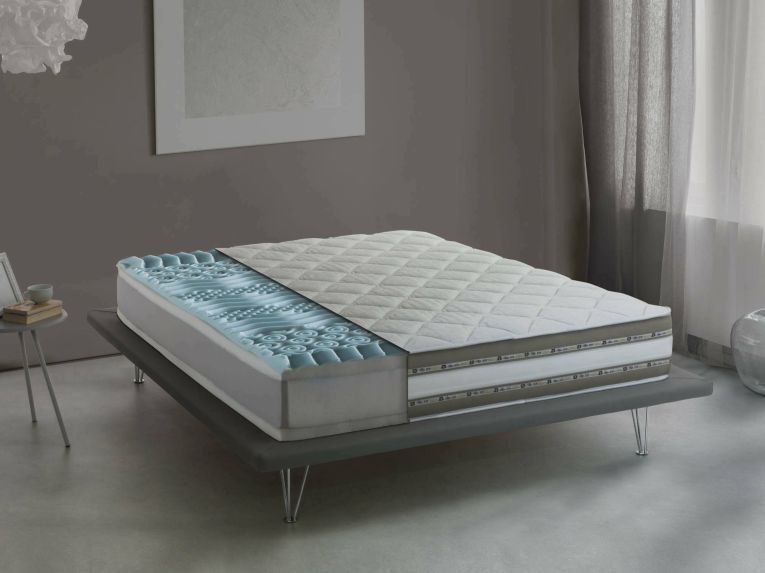 Materasso sicurezza notturna matrimoniale 180x200 in Memory Foam sfoderabile - Amos