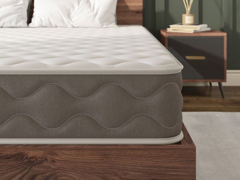 Materasso Singolo Bianco Grado Rigidità 6.5-10 Misura Rete Compatibile 90x200 cm 200x90x21h cm, Singolo Made in Italy - Gaggiano