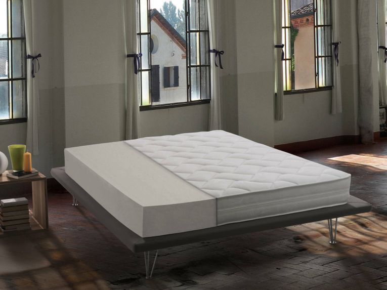 Materasso sistema di comfort francese 140x190 in WaterFoam sfoderabile - Anguilla