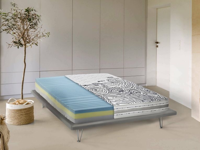 Materasso sostegno durevole singolo 80x190 in Memory Foam sfoderabile - Agnone
