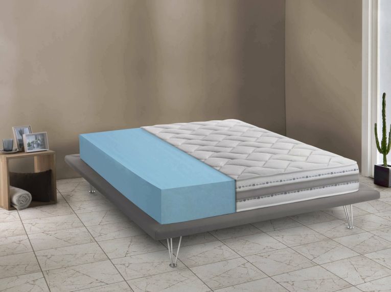 Materasso stabilità continua singolo 90x200 in Memory Foam sfoderabile - Anselmo