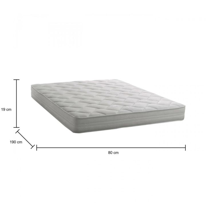 Materasso superficie uniforme singolo 80x190 in WaterFoam sfoderabile - Author