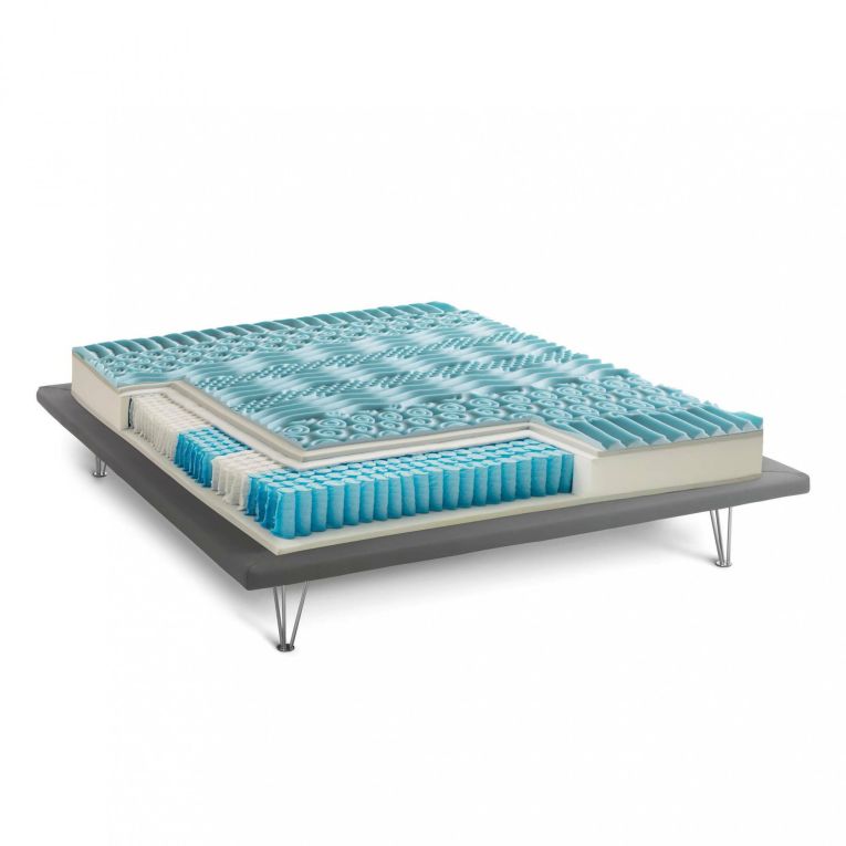 Materasso uniforme singolo 90x190 in Memory Foam sfoderabile - Adrano