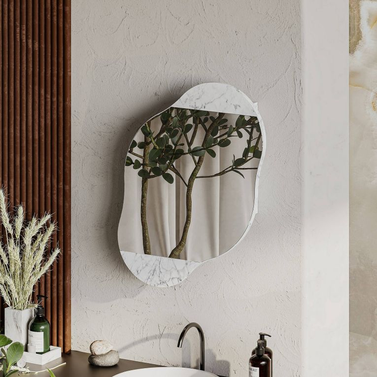 Mensola Azmidi, Scaffale, Ripiano a muro, Scaffalatura multiuso, 60x13 h75 cm, Grigio