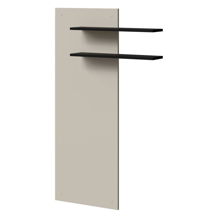 Mensola Beige 2 Ripiani Portata Ripiani 5 85x15x138h cm, - Ceriale