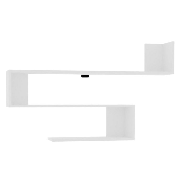 Mensola Bianco 3 Ripiani 120x20x71h cm, - Deliceto