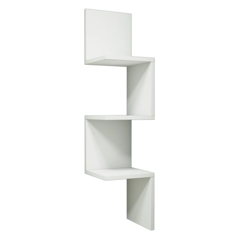 Mensola Bianco 3 Ripiani 25x25x105h cm, - Verretto