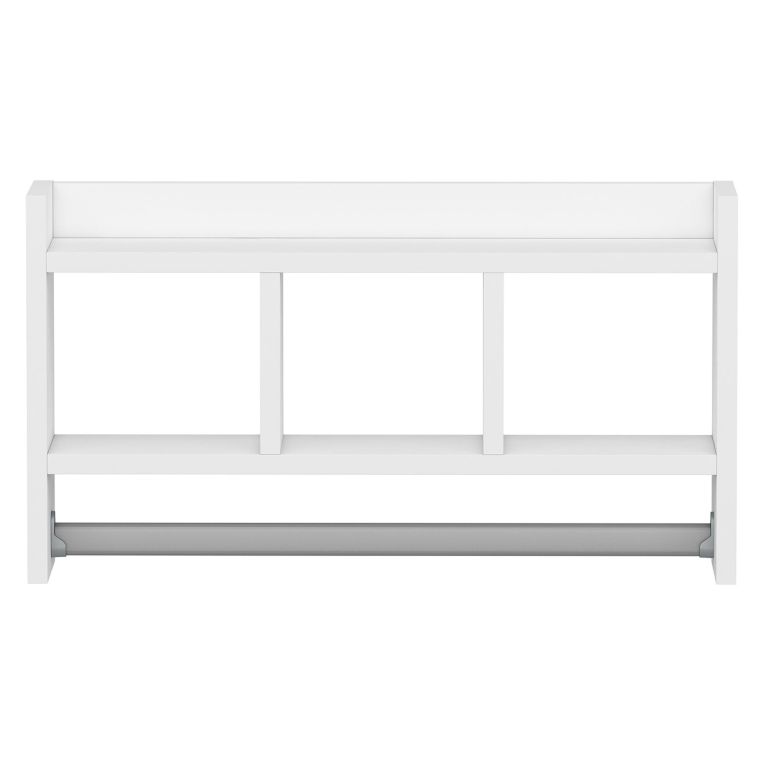 Mensola Bianco 4 Ripiani 64x15x35h cm, - Cortale