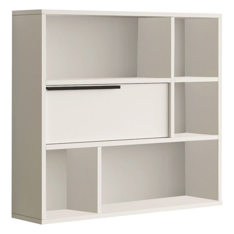 Mensola Bianco 5 Ripiani 90x22x81h cm, - Coeli