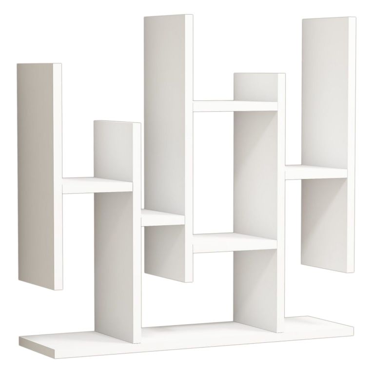 Mensola Bianco 6 Ripiani 70x20x69h cm, - Riva