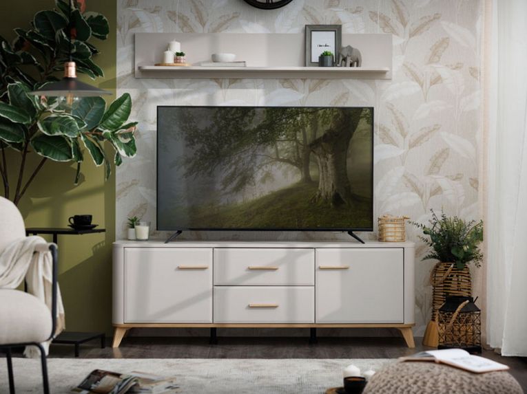 Mensola Bianco un Ripiano 137.5x21x24h cm, Portata Ripiani 5 - Magnago