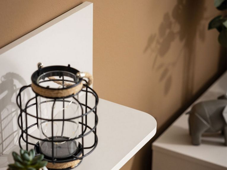 Mensola Bianco un Ripiano 137.5x21x24h cm, Portata Ripiani 5 - Magnago