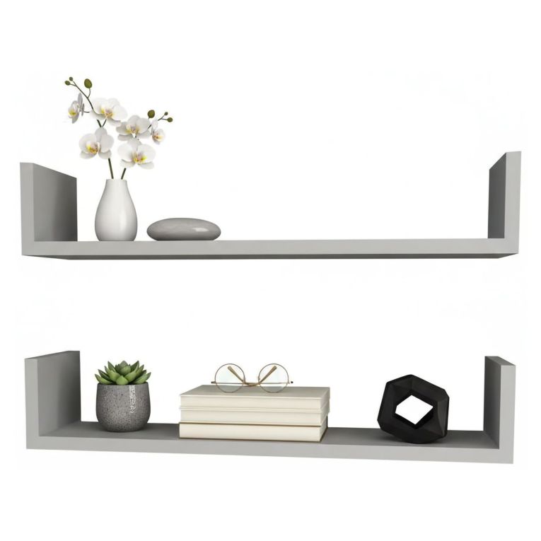 Mensola da muro 14x63cm bianca - Sud
