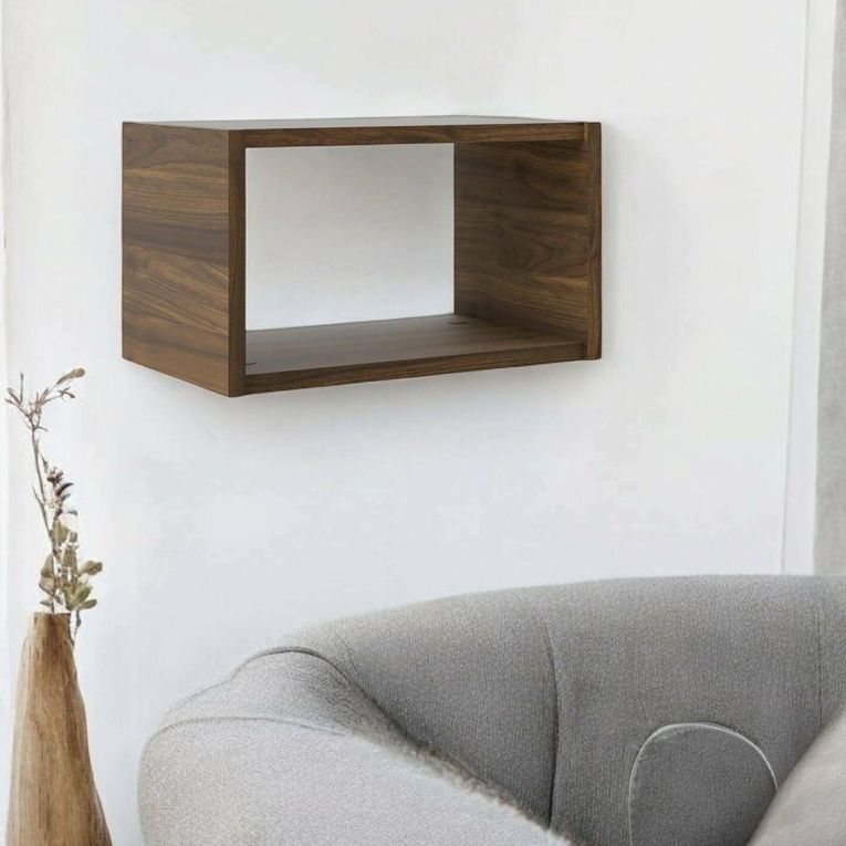Mensola da muro 25x43cm noce - Wilfred