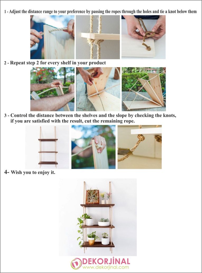 Mensola Marrone Noce 2 Ripiani Fatto a Mano, in Legno di Abete 60x14x60h cm, Sfumatura Colore Struttura Noce - Origgio