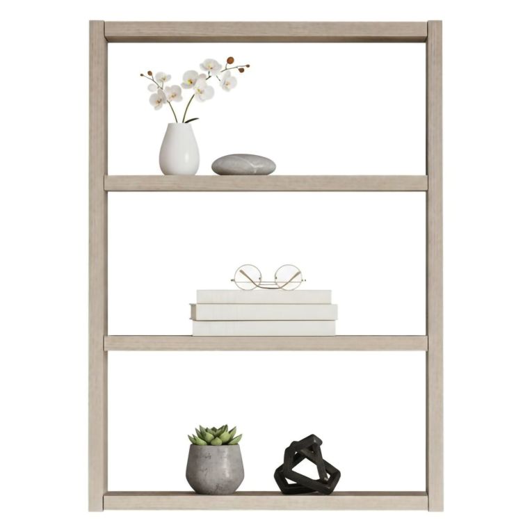 Mensola Marrone Rovere 3 Ripiani Sfumatura Colore Struttura Rovere 43x9x60h cm - Krosa