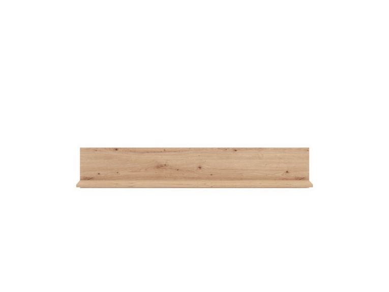 Mensola Marrone Rovere Nodi un Ripiano 120x19.5x24h cm, Portata Ripiani 5 - Focognano
