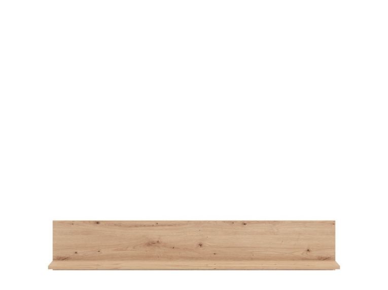 Mensola Marrone Rovere Nodi un Ripiano 137.5x19.5x24h cm, Portata Ripiani 5 - Renatico