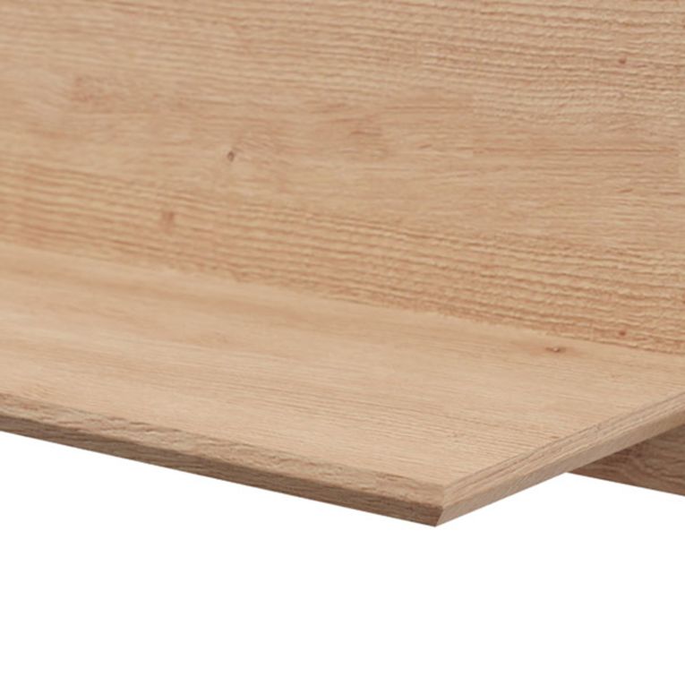 Mensola Marrone Rovere Nodi un Ripiano Sfumatura Colore Struttura Rovere Nodi 128x20x24h cm, - Lusern