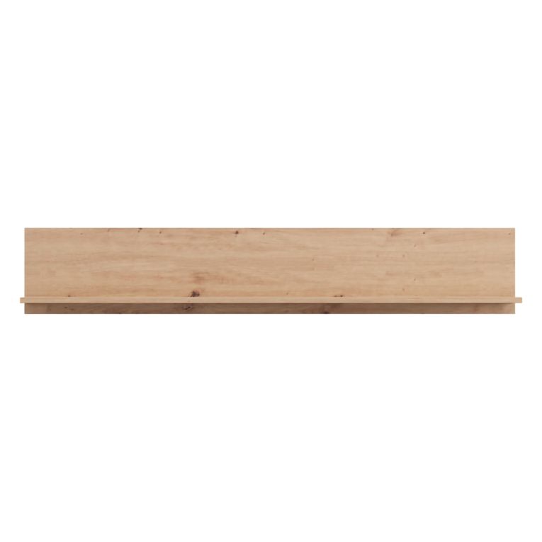 Mensola Marrone Rovere Nodi un Ripiano Sfumatura Colore Struttura Rovere Nodi 138x20x24h cm, - Rasun